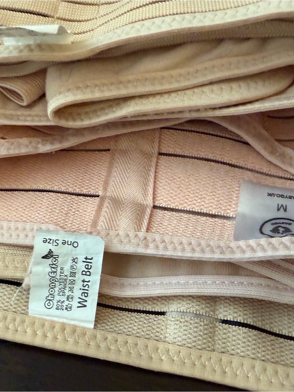 Maternity Waist Belt Support - Beige Compression Waist Belt & Belly Band